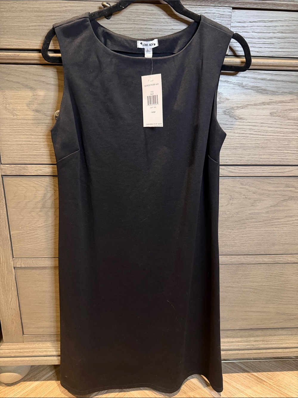 Classic Black Sleeveless Shift Dress by Lane Bryant